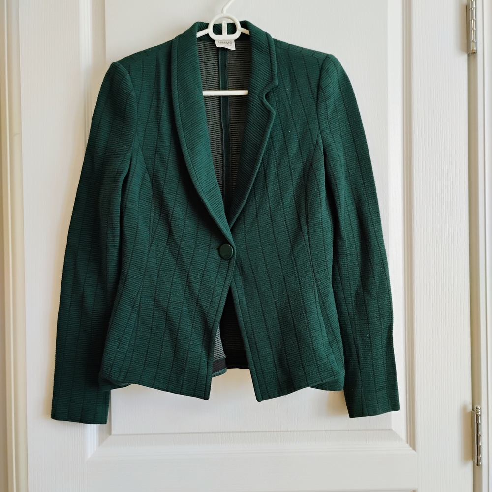 Armani Collezioni Dark Green Blazer